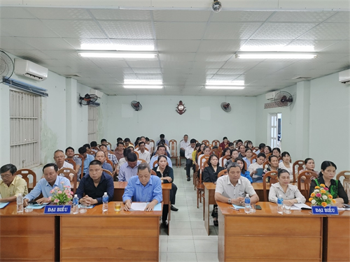 Hội nghị Đại biểu người lao động năm 2023 tại Cty Cổ phần Môi trường và dịch vụ Đô thị Bình Thuận